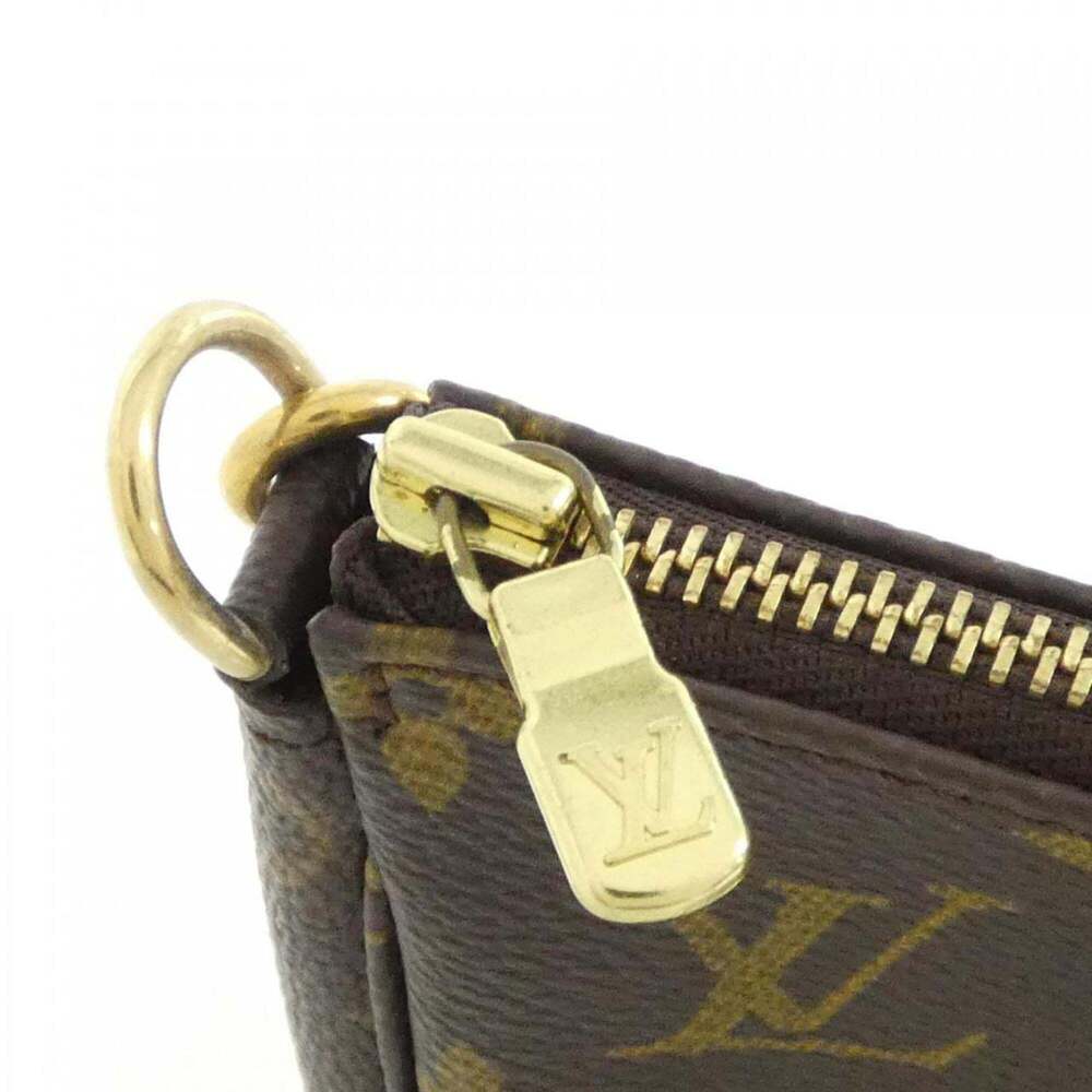 LOUIS VUITTON Authentic Brown Monogram Pochette Pouch - Picture 3 of 7